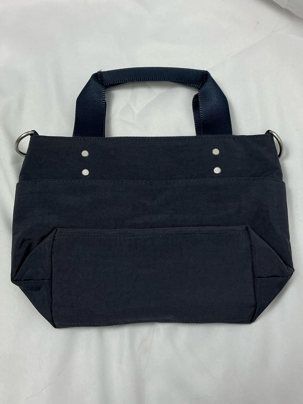 Baggallini Navy Compact Tote with Top Handles - Picture 3 of 6